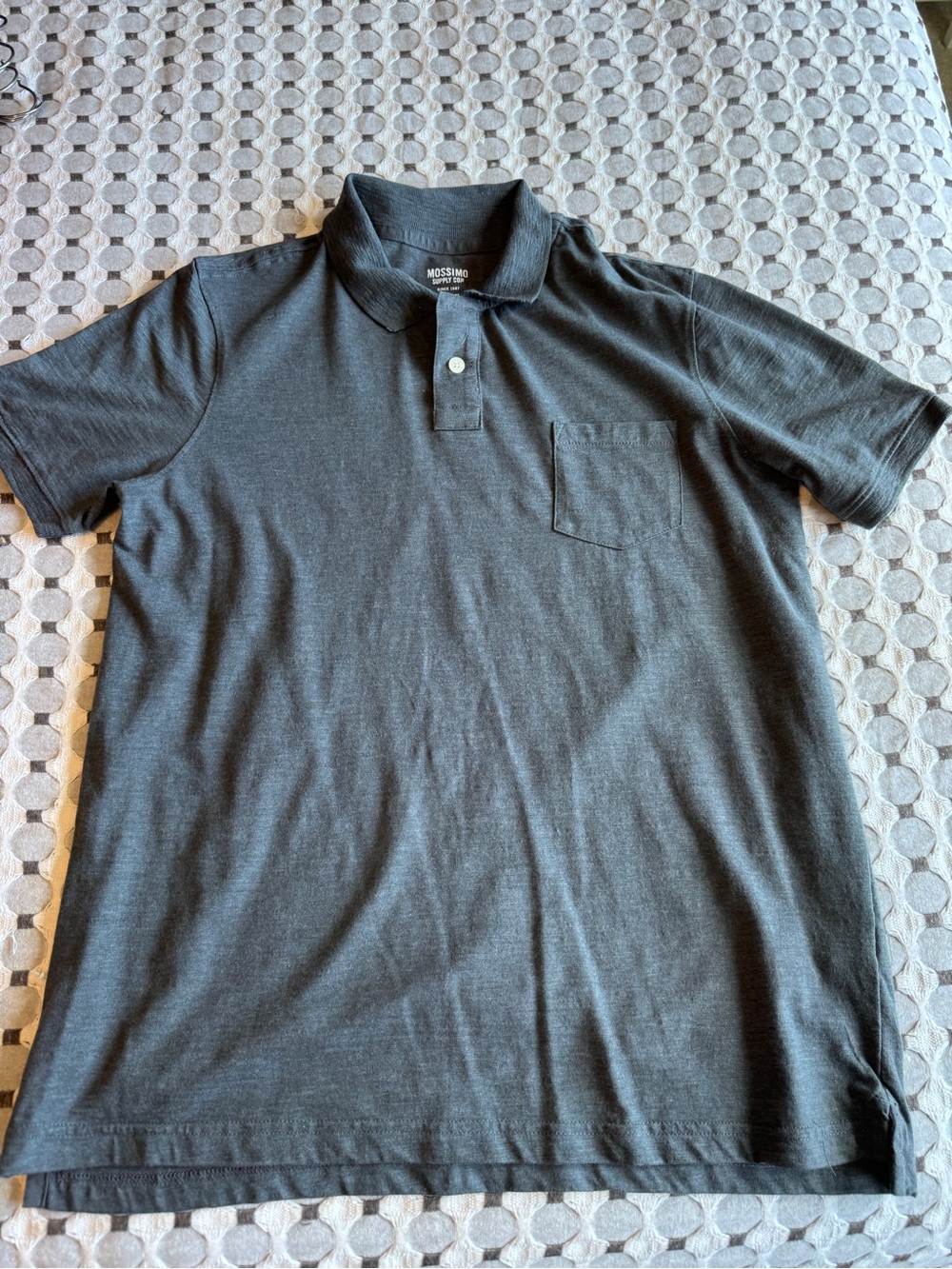 Mossimo Supply Co. Dark Gray Men’s Polo with Chest Pocket